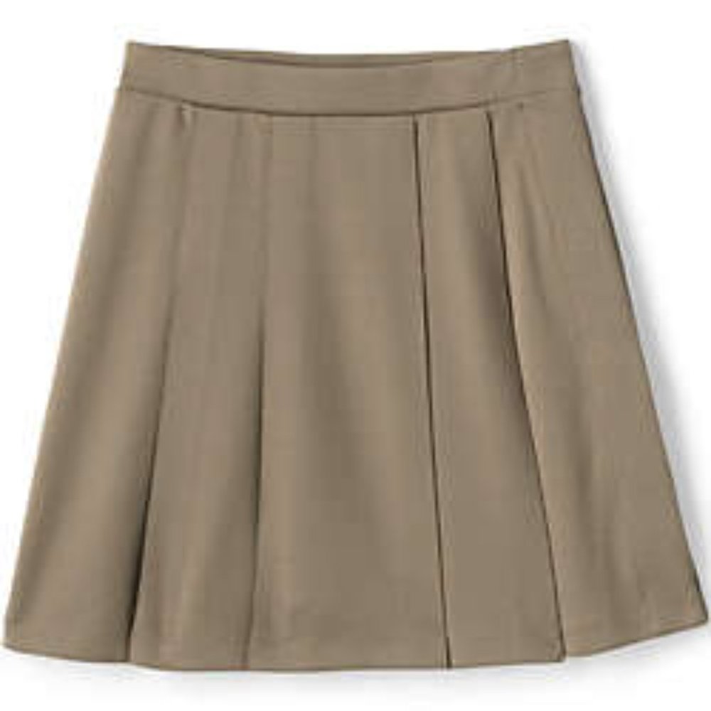 Lands' End Girls Adaptive Ponte Skirt School Uniform, NWT